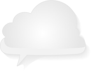 speech bubble balloon icon sticker memo keyword planner text box banner, flat png transparent element design