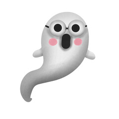 
Cute ghost ,Halloween 