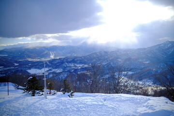 Fototapeta premium snow covered mountains
