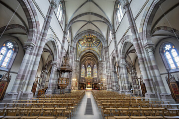 Fototapeta premium Église Saints-Pierre-et-Paul d'Obernai