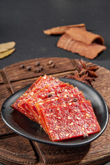 Pork Jerky, Marinated Pork Slices, Pork Jerky, Casual Snacks