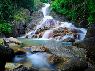 Krating Waterfall on Level eight, Chanthaburi Province in Thailand