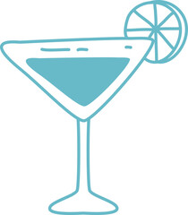 hand drawn summertime season element