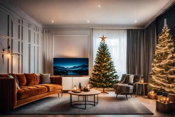 Fototapeta premium luxury living room