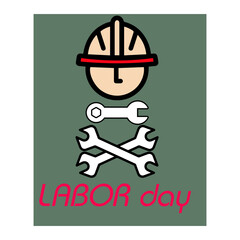 Labor day icon 