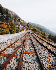 railway in the mountains - 641133968