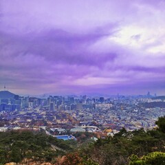 Obraz premium 북악산정상