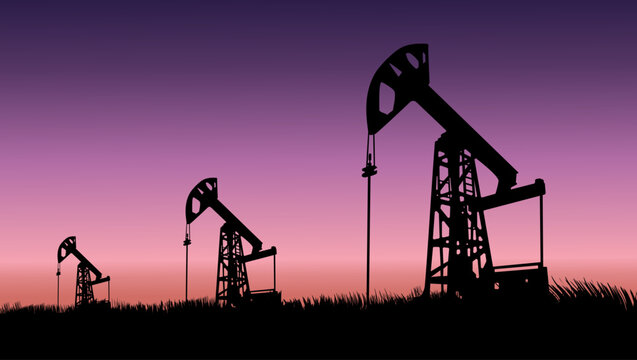 pump jack oil field