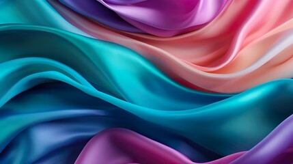 Obraz premium a background of high-quality silk fabrics