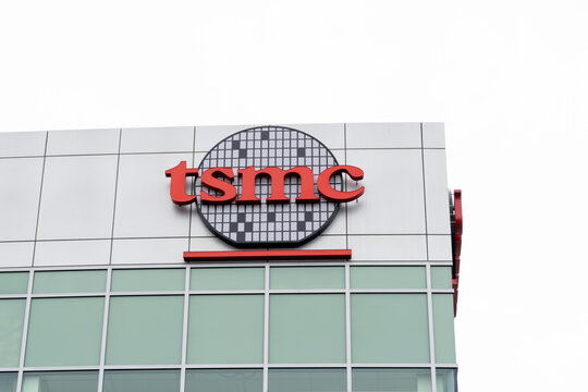 TSMC North America headquarters in San Jose, California, USA on June 10, 2023. TSMC (Taiwan Semiconductor Manufacturing Company)  is a Taiwanese multinational semiconductor company. 