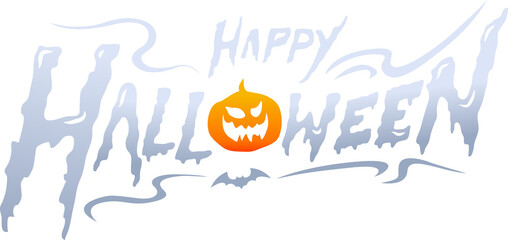 halloween letter logo
