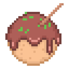 Pixel Illustration of a Japanese junk food