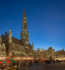 Fototapeta na wymiar The Grand Place in Brussells Belgium