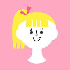 ポニーテールの女性