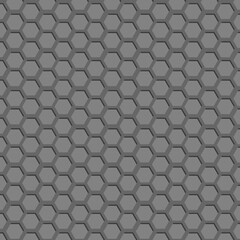 Vector grey pattern honeycomb. Great element for your design. Geometric texture.