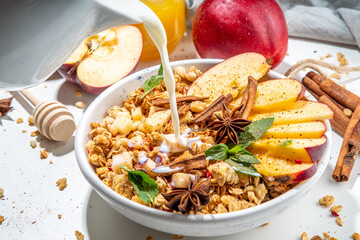 Apple pie breakfast granola