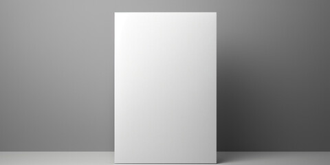 Blank book cover mockup layout design. Generative AI