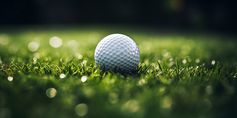 golf game close up. Generative AI