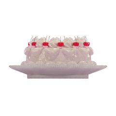 3D ホイップケーキ