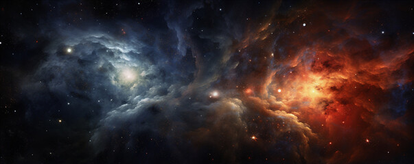 Fototapeta na wymiar space galaxy cloud nebula. Starry night panorama. 