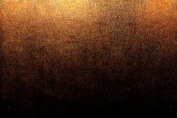 golden black glitter texture abstract banner background with space. Twinkling glow stars effect....