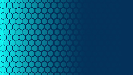 Blue polygonal abstract technology background