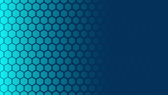 Blue polygonal abstract technology background © Pixels Night