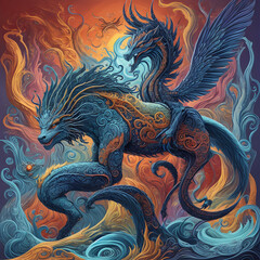 Fototapeta premium mythical creatures