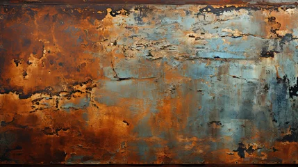 Rolgordijnen rusty iron background © avivmuzi