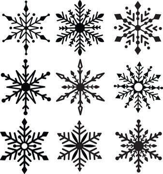 snowflake svg design 