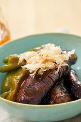 ナスとピーマンの煮浸し