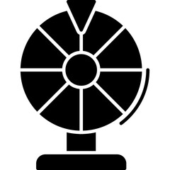 Naklejka premium Wheel Of Fortune Icon