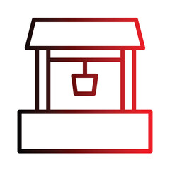 Village Water Well Icon