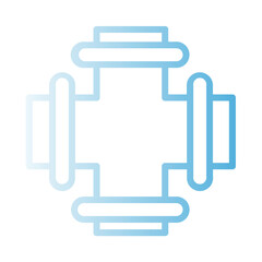 Obraz premium Pipe Plump Tools Icon