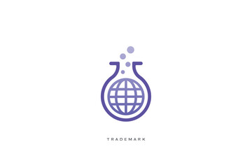 Global Marketing Trading Networking Vector Logo
