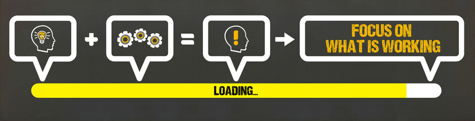 Focus on what is working	