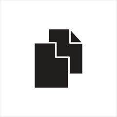 paper vector line icon template