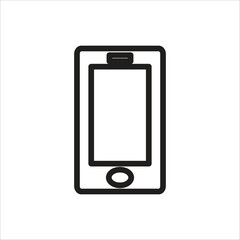 tab vector icon line template