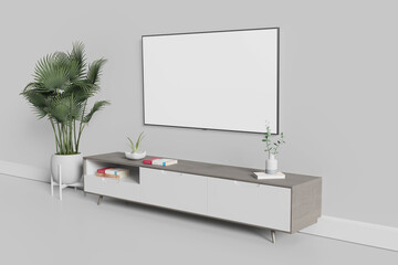 TV Screen Blank Mockup