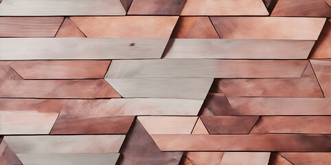 wooden wall background Old wood background with an abstract color wood texture, a background made of geometric wood, and a floor with a wooden background texture 