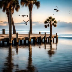 Fototapeta premium sunset on the beach