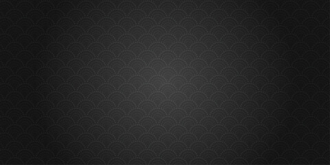 青海波文様　和柄の背景イラスト