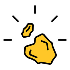 Gold mining icon