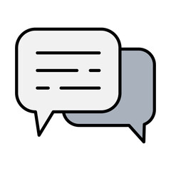 Naklejka premium Conversation icon