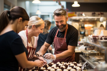 Cooking Class Focusing On Baking, Generative AI