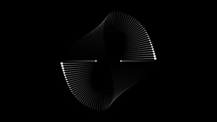 Spiral sound wave rhythm dynamic abstract background