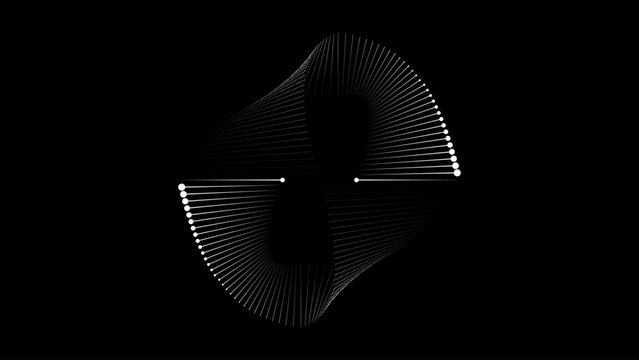 Spiral sound wave rhythm dynamic abstract background