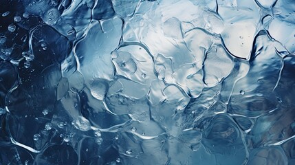 A texture that looks like liquid glass frozen mid-drip flat lay