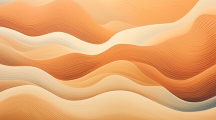 Fototapeta premium A wavy design that mimics the rolling sand dunes of a vast desert flat lay