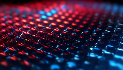 Obraz premium blue red glass zoom background